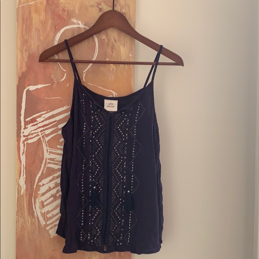 Knox Rose Dark Blue tank top
